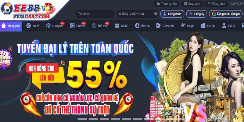 Anh em mở trình duyệt truy cập vào trang chủ nhà cái